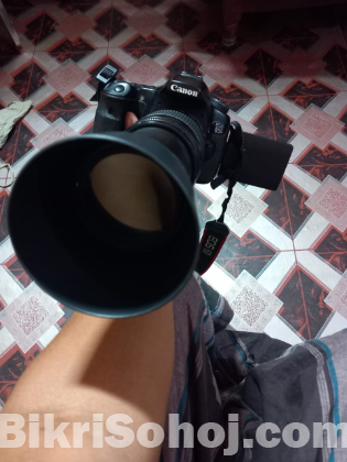 CANON 60D CAMERA WHITE 75-300 ZOOM LENS 32GB MEMORY